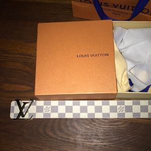 Louis Vuitton Damier Azur Belt